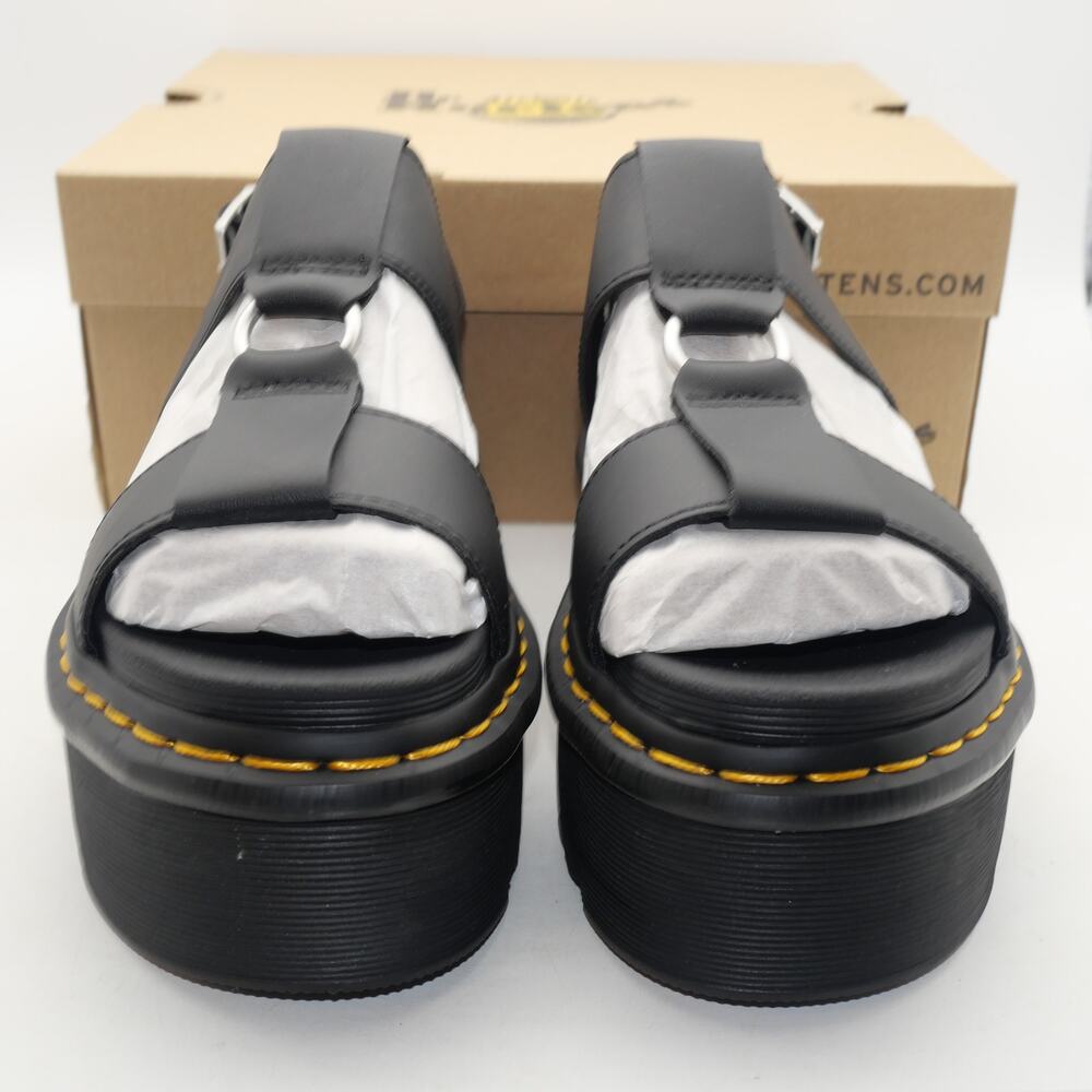 NEW Dr. Martens Women's 8 Platform Sandals Francis Leather Strap Retro - Picture 9 of 14